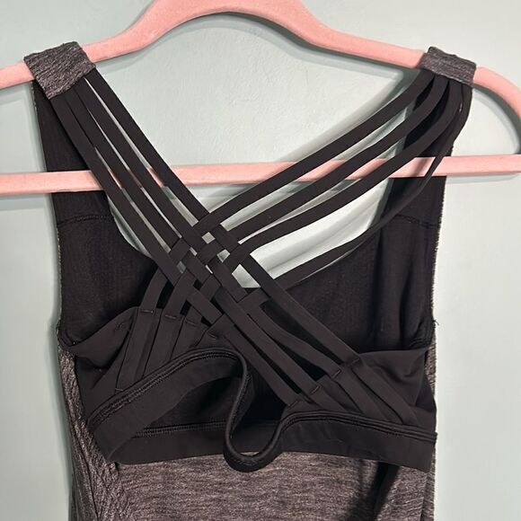 Lululemon Wild Tank In Heathered Black - Picture 3 of 7